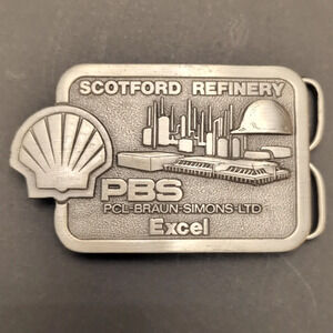 Scott Ford Refinery PBS PCL-Braun-Simons LTD Excel Men's Metal Buckle .